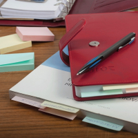 Нарушена упаковка!  <199996> Блоки самоклеящиеся (стикеры) BRAUBERG, ПАСТЕЛЬНЫЕ 38х51 мм, 100 листов, НАБОР 12 шт., 3 цвета, 126689 (126689)