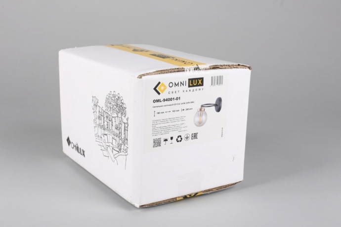 Бра с лампочкой Omnilux OML-94001-01+Lamps