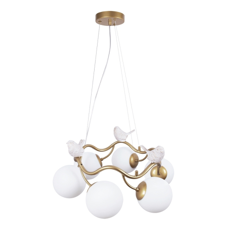 Люстра подвесная с лампочками Arte lamp A9712LM-6SG+Lamps