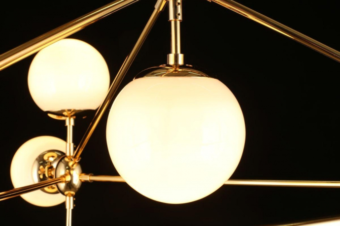 Люстра с поддержкой Алисы На штанге APLOYT APL.606.07.10-A