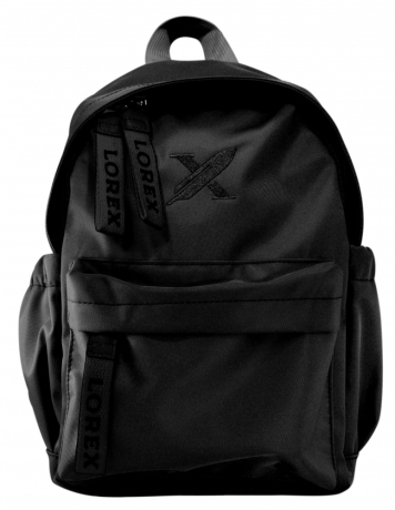 Нарушена упаковка! <712408> Рюкзак LOREX ERGONOMIC M7 mini TOTAL BLACK 11 л черн. 34x23x15 см 1 отд. молния универс. LXBPM7M-TB (247748)