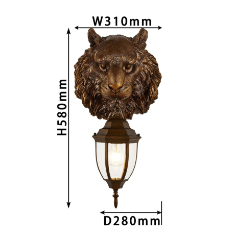 Уличный настенный светильник от Lustrof 769777-286050