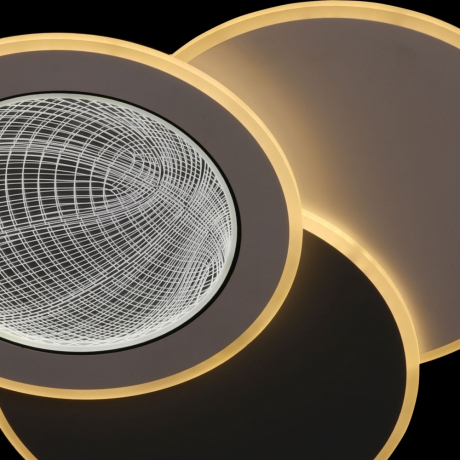 Потолочная диммируемая люстра с пультом ДУ De Markt Норден 660013803