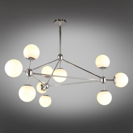 Люстра с поддержкой Алисы На штанге APLOYT APL.606.27.10-A