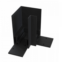 Соединитель угловой L-образный для треков накладных Maytoni Technical Accessories for tracks Gravity TRX010CL-21B