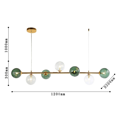 Светильник подвесной с лампочками, комплект от Lustrof. № 385135-617790