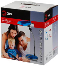 Настольная лампа ЭРА NE-301-E27-15W-S Б0004463