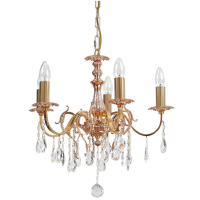 Torino 135.5 French Gold Подвесная люстра Lucia Tucci