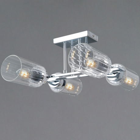 Люстра на штанге ILLUMICO NAPLES IL0780-4CSQ-25 CR NAPLES