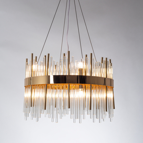 Подвесная люстра с лампочками Arte lamp A1007SP-10GO+Lamps