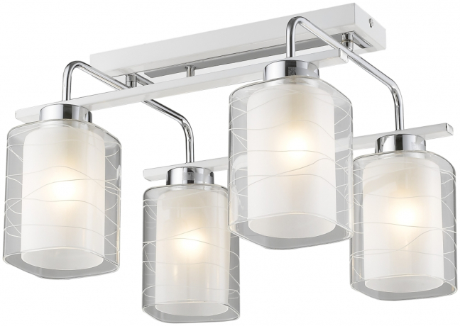 Люстра потолочная со светодиодными лампочками E27, комплект от Lustrof. №150308-623113