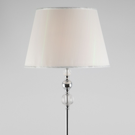 Торшер классический с абажуром Sortino Eurosvet 01072/1 хром a045203