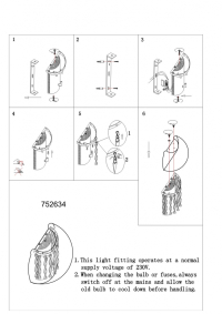 Настенное бра Light Star Acquario 752634