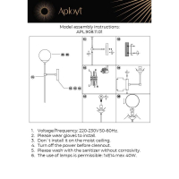 Бра с лампочкой APLOYT APL.908.11.01+Lamps