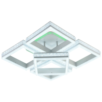 Потолочный диммируемый светильник с пультом ДУ Profit Light 6000/4+1 WHT 280W+8W RGB