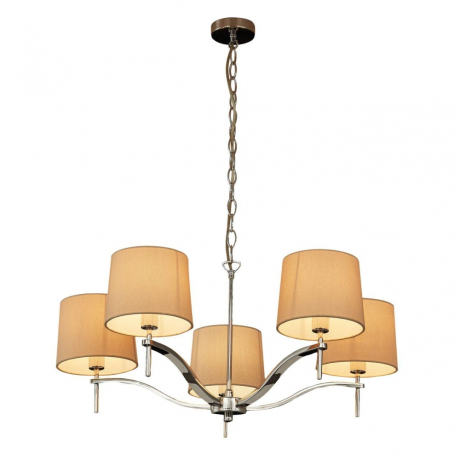 Люстра подвесная с лампочками DIVINARE 1341/02 LM-5+Lamps