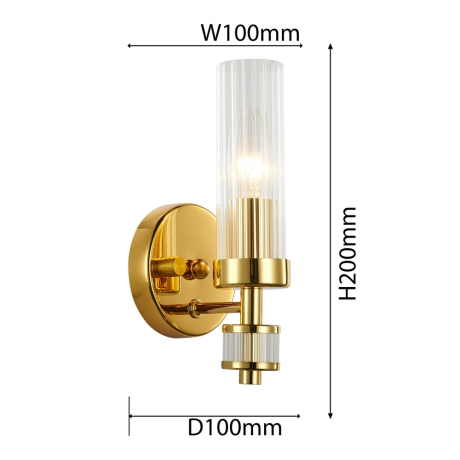 Бра на стену со светодиодными лампами, комплект от Lustrof. №253702-618048