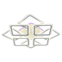 Светодиодная диммируемая люстра с ПДУ Profit Light 8029/4+4 WHT