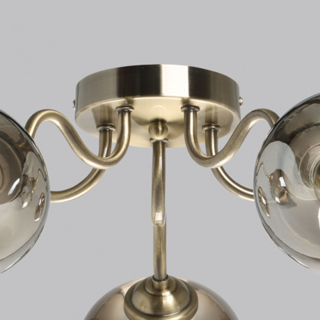 Потолочная люстра со светодиодными лампочками E27, комплект от Lustrof. №384185-674070