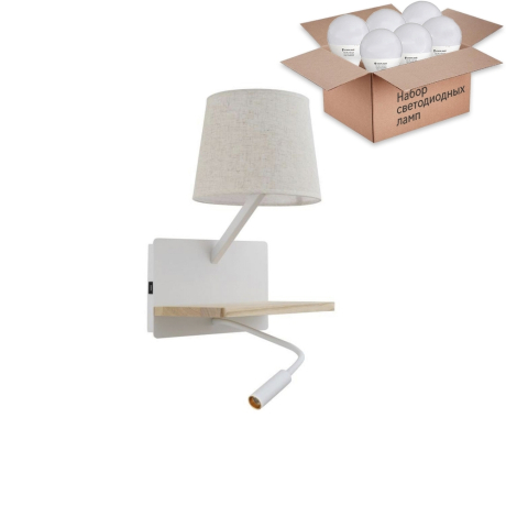 Бра Favourite Liga с лампочкой 2895-1W+Lamps E27 P45