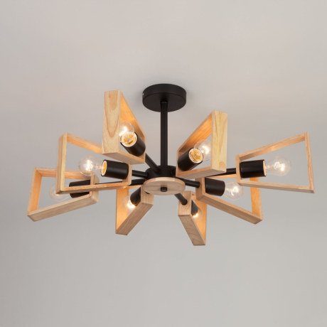 Потолочная люстра 70056/8 черный Eurosvet