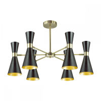 Люстра на штанге со светодиодными лампочками E14, комплект от Lustrof. №123198-627265