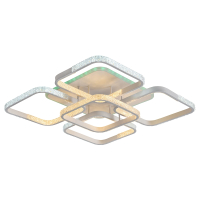 Светодиодная диммируемая люстра с ПДУ Profit Light 8026/4+1 WHT A 148W+10W RGB