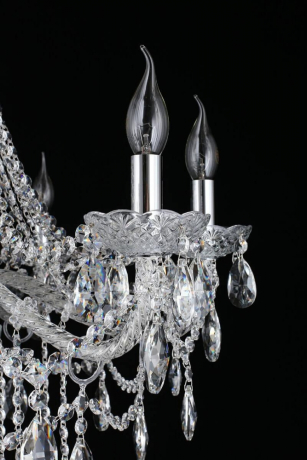 Люстра подвесная со светодиодными лампочками E14, комплект от Lustrof. №300026-657202