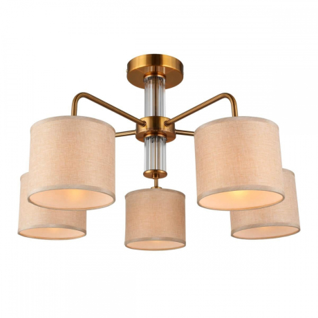 Люстра с поддержкой Алисы потолочная Omnilux OML-56907-05-A