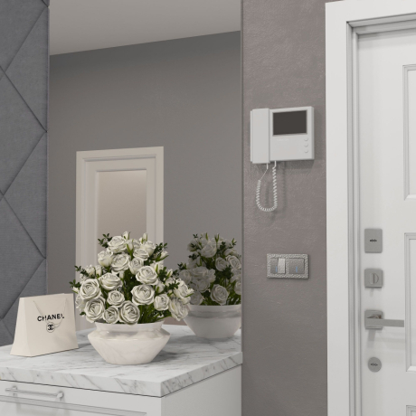 Выключатель проходной двухклавишный с подсветкой без рамки Werkel Hammer серебряный W1222106