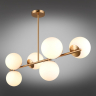 Люстра на штанге с лампочками Omnilux OML-66627-06+Lamps