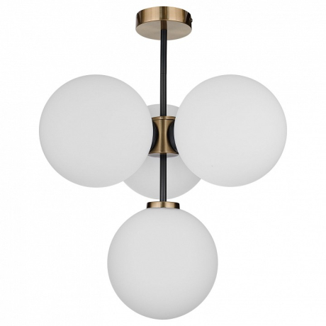 Люстра на штанге 33 идеи S32WH CHN800S.04.17ABL.ASB-S32WH