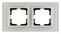 Рамка на 2 поста Mono Electric Style Glass 107-710000-161
