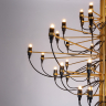 Подвесная люстра со светодиодными лампочками E14 , комплект от Lustrof. №617929-622677