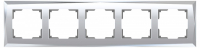 Рамка на 5 постов Werkel Diamant (зеркальный) W0051220
