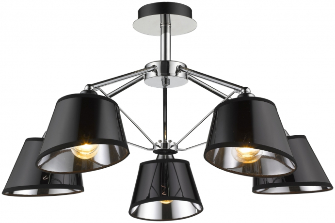 Люстра потолочная с Led лампочками в комплекте Velante 296-107-05+Lamps