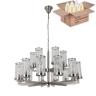 Подвесная люстра с лампочками Favourite Assembly 2374-18P+Lamps E14 Свеча