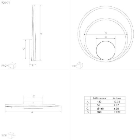 Накладной светильник Eglo Ruotale 900471