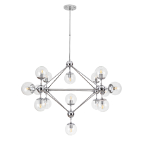 Люстра на штанге Arte lamp Bolla с поддержкой Алиса A1664SP-15CC-A