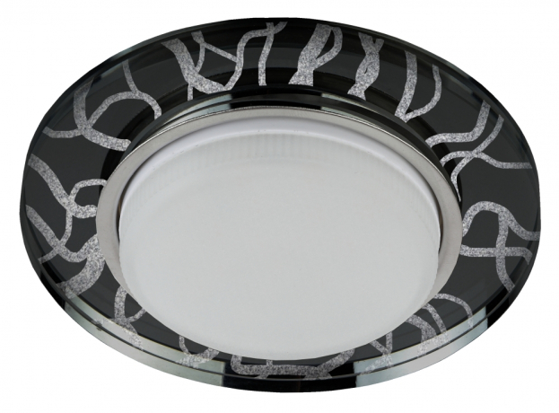 Точечный встраиваемый светильник под лампу Gx53 Эра DK80 WH/BK Б0019575