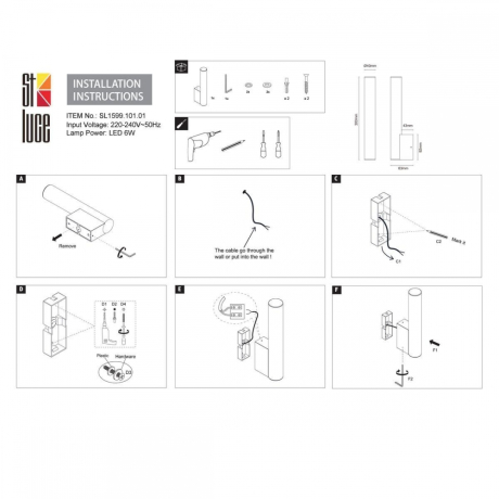 Светильник на штанге ST-Luce Curra SL1599.101.01