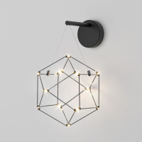 Настенный светодиодный светильник Eurosvet 90310/1 черный жемчуг (a062503)