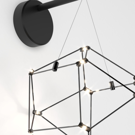 Бра Eurosvet Uma 90310/1 черный жемчуг