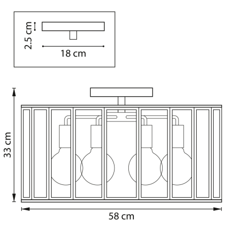 Потолочная люстра Genni Lightstar 798287