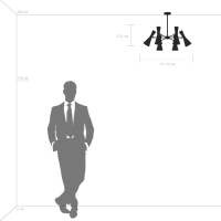 Люстра на штанге Lightstar Dumo (MD8506/6A) 816061