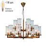 Подвесная люстра с лампочками Favourite Assembly 2060-18P+Lamps E14 Свеча