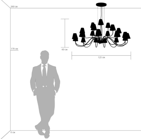 Подвесная люстра Lightstar Diafano 758212