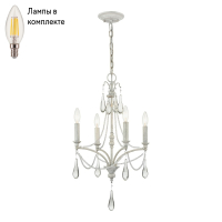 Люстра подвесная с лампочками Wertmark WE306.04.003+Lamps