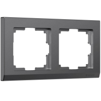 Рамка на 2 поста Werkel Stark (графит матовый) W0021864