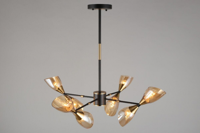 Люстра на штанге Omnilux Onno с Алисой OML-66807-08-A